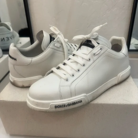 Dolce & Gabbana Classic White Sneakers